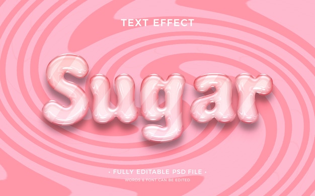 PSD flavor text effect