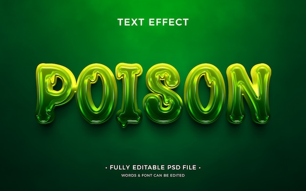 PSD flavor text effect