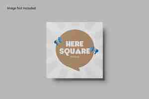 PSD flayer square mockup