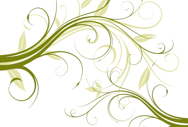 Flerfarvet blomsterdesign