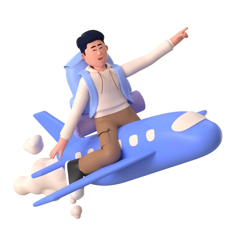 PSD flight travel holiday vacation tourist
