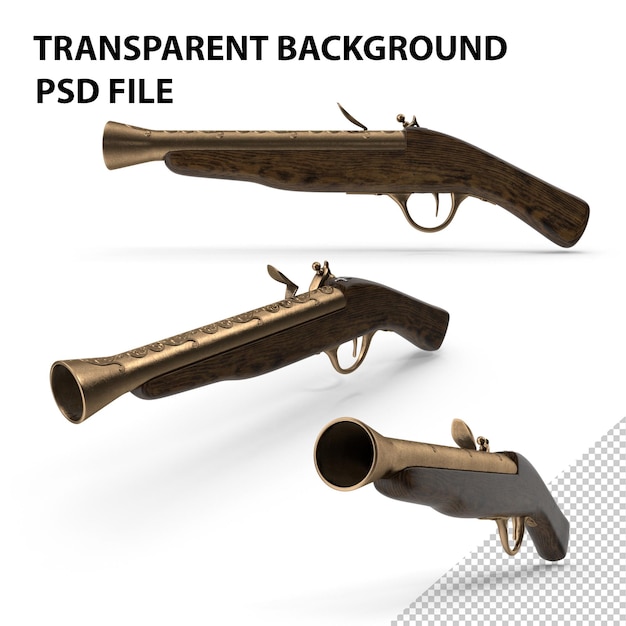 Flintlock Gun PNG