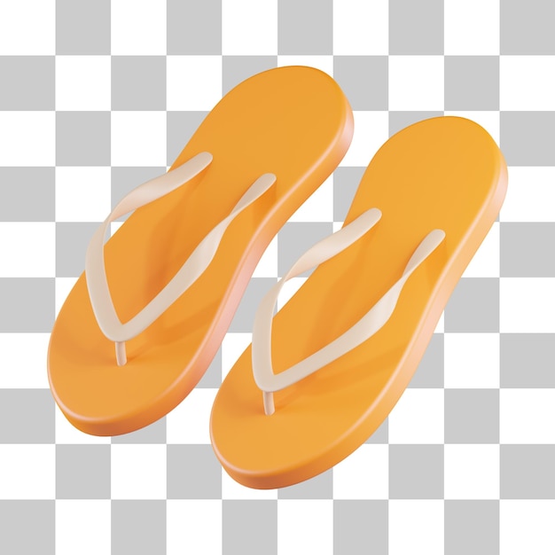 Flip flops 3d icon