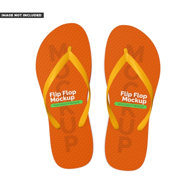 Flip-flops mockup