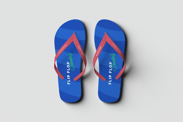 Flip flops sandals mockup