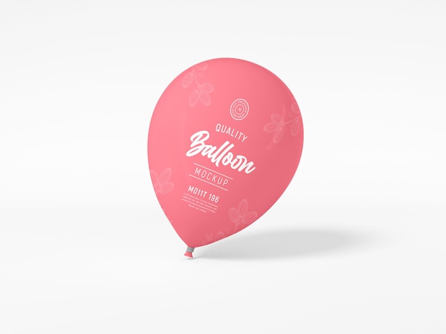 Mockup di palloncini galleggianti