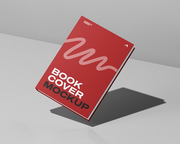 Floating Book Cover Mockup