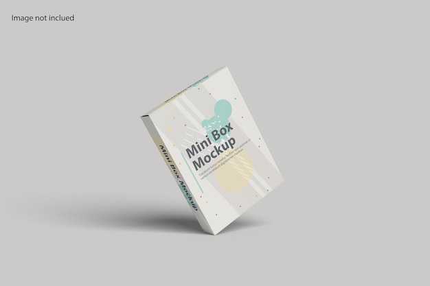 Floating box mockup design