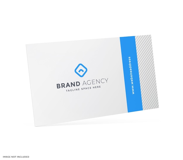 Floating Business Card Mockup