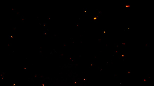 floating embers sparks background png transparent opacity or screen mode usage for overlay