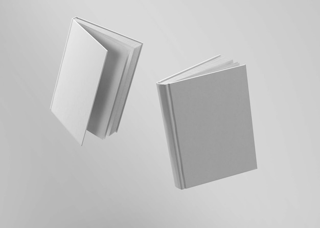 Floating Hardcover Book Mockup