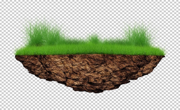 the floating island isolated transparency background