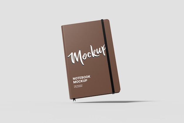 PSD floating of notebook mockup