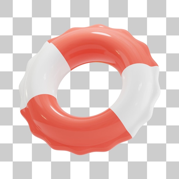 PSD floating ring 3d illustrations