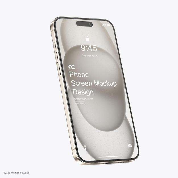floating smartphone mockup