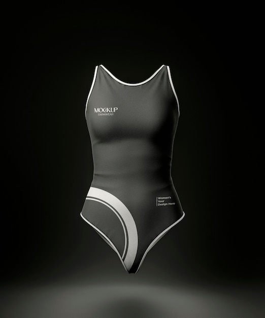 PSD Плавающий макет женского купальника