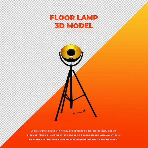 PSD floor lamp