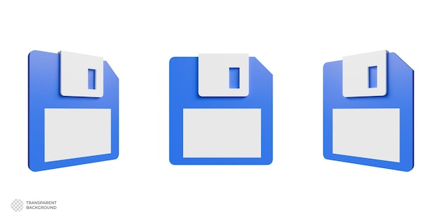 Floppy Disk 3D Icon