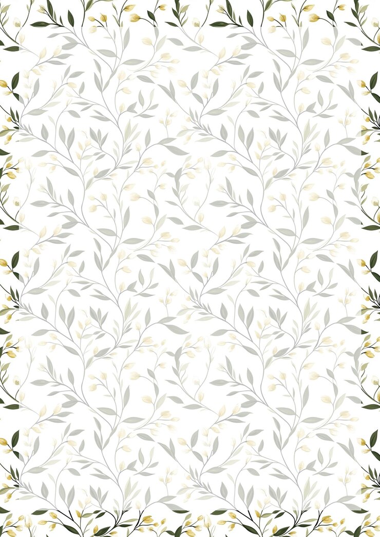 PSD floral border pattern