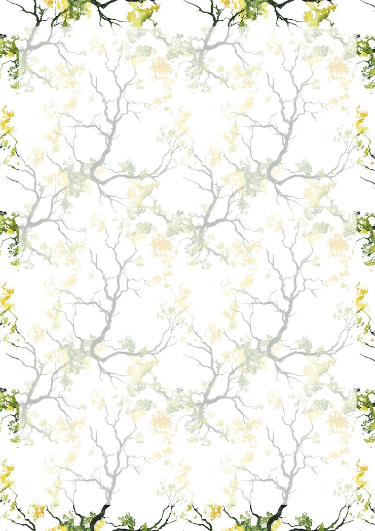 PSD floral branch pattern
