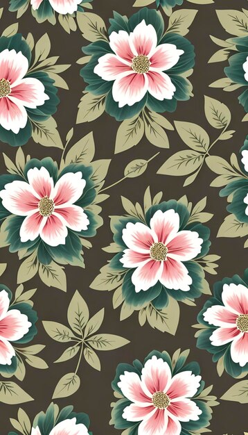 PSD floral camouflage pattern for a military uniform