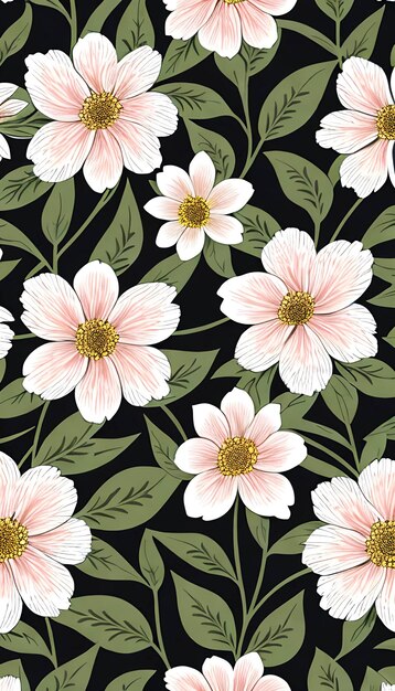 PSD floral camouflage pattern for a military uniform