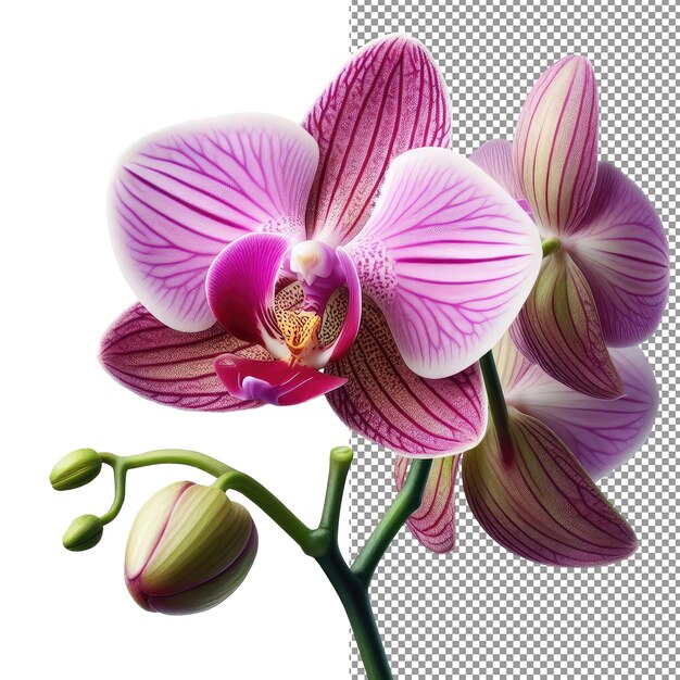 PSD floral elegance explore the beauty of isolated realistic flower photography