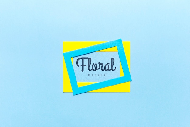 PSD floral mock-up concept design