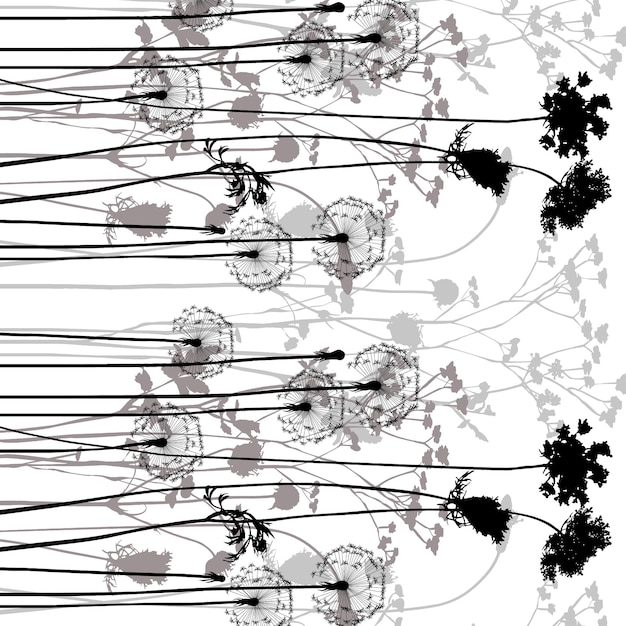 PSD disegno florale senza cuciture textura vegetale per carta da parati e carta per l'imballaggio di tessuti