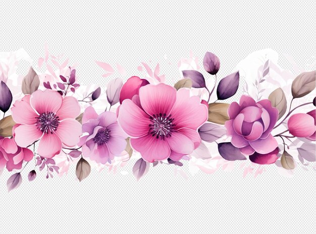 PSD floral wallpaper