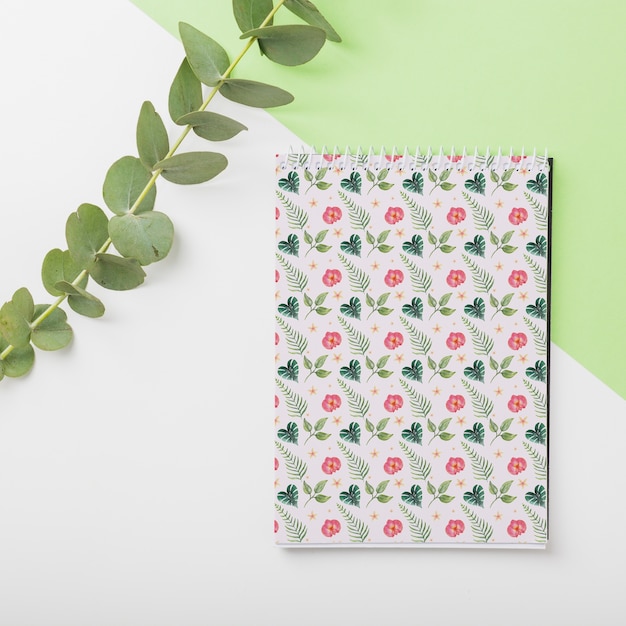 Floral wedding mockup