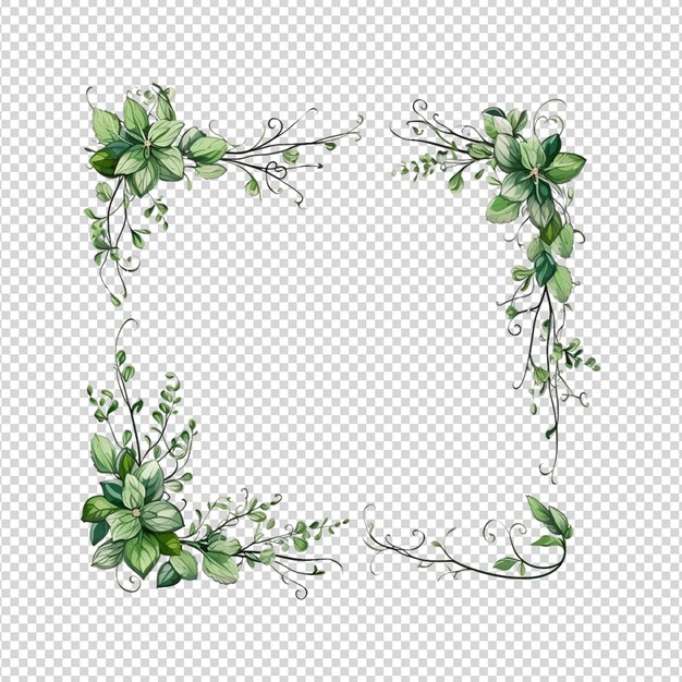 PSD floral wreath