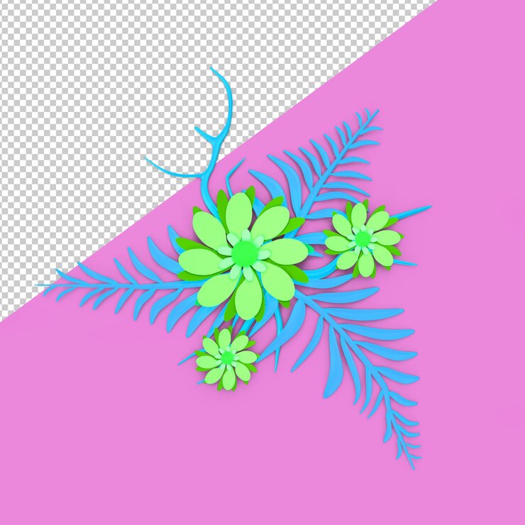 PSD 花 2d 透明