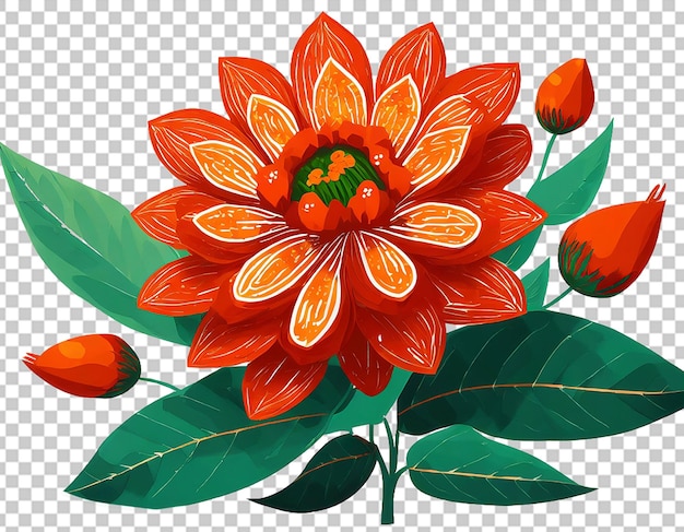 PSD flower clipart