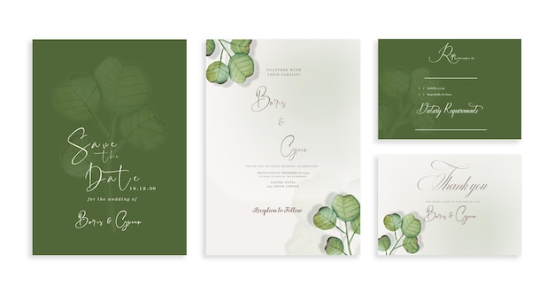 Flower designs border floral wedding set psd