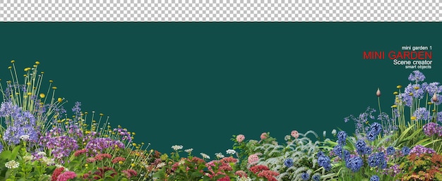 PSD flower gardens and meadows