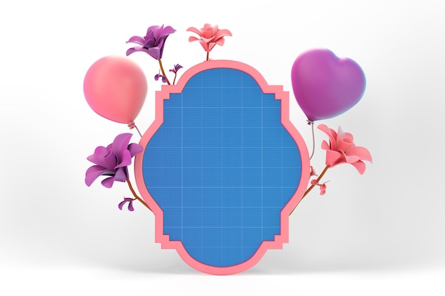 Flower mockup