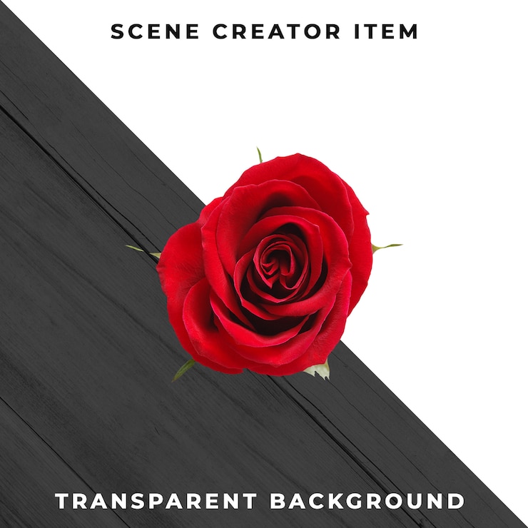 PSD flower object transparent psd