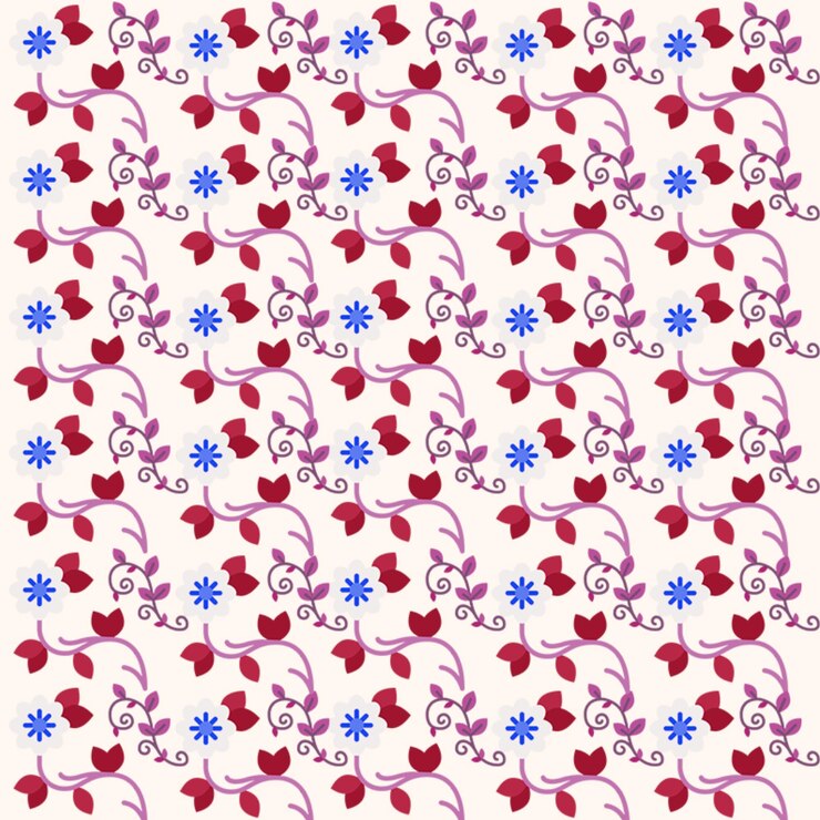 PSD flower pattern background