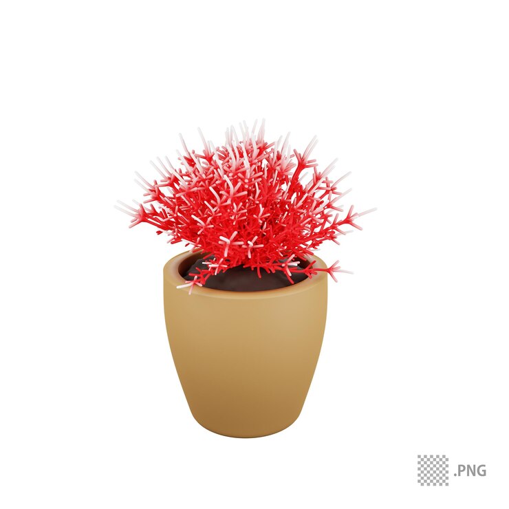 PSD 花瓶 3d 插圖