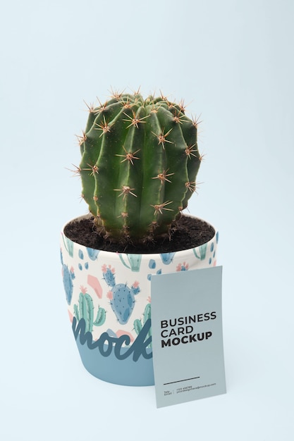 Flower pot mockup design
