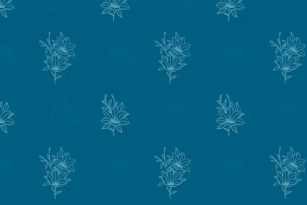 PSD flower seamless pattern wallpaper