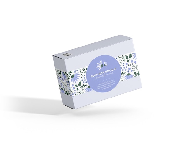 Flower Soap Box Packaging Design