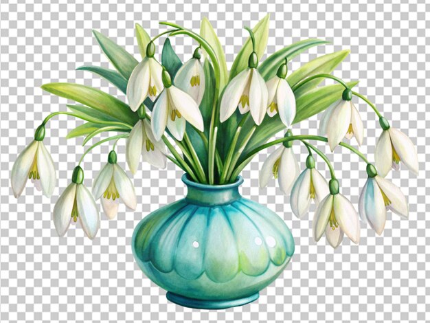 PSD flower in vase