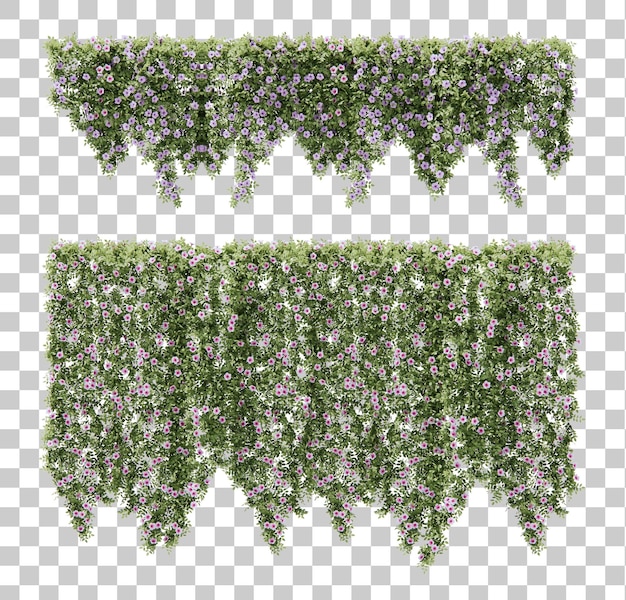 PSD flower vines cutout