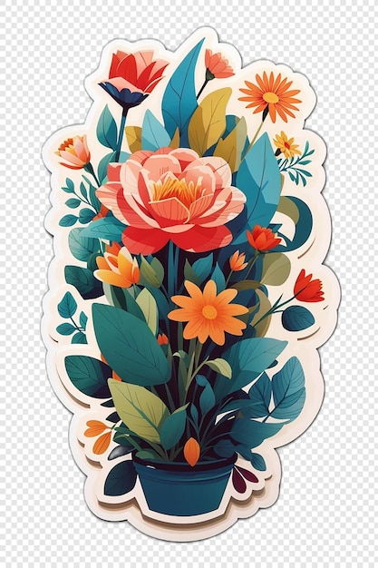 flowers plant sticker