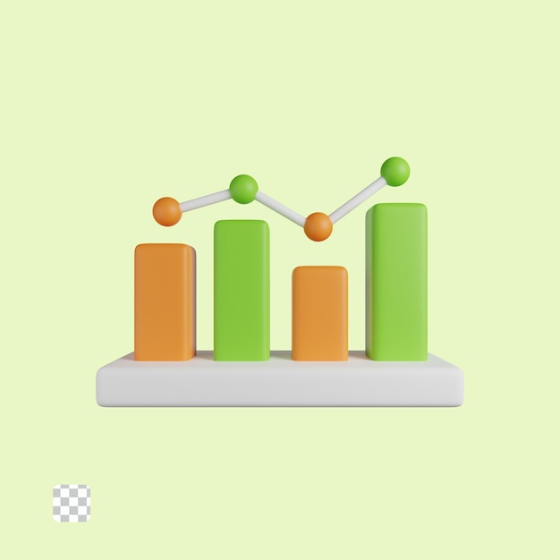 Fluctuatie 3d pictogram