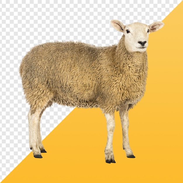 fluffy brown sheep