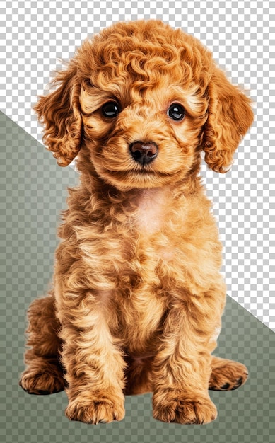 fluffy puppy on white background cut out stock png