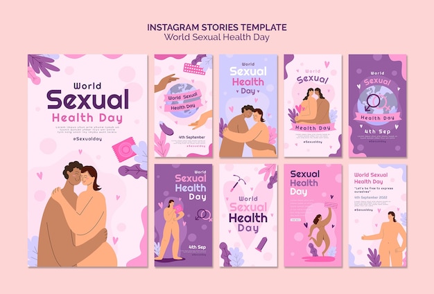 Fluid world sexual health day instagram stories